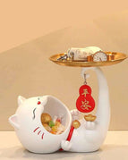 Fortune cat white