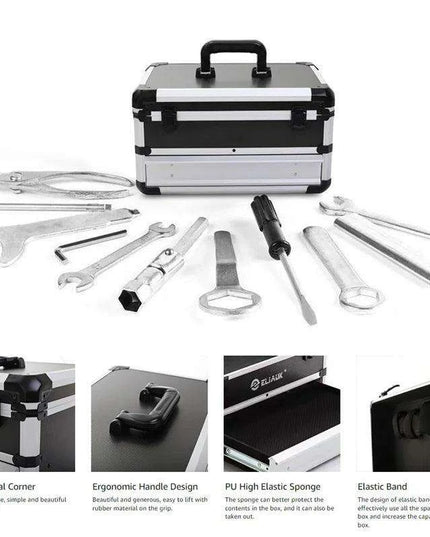 Ultimate Ergonomic Aluminum Toolbox with Organized Drawers - The Perfect Portable Storage Solution