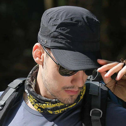 Men's Stylish Sun Protection Trucker Cap for Outdoor Adventures