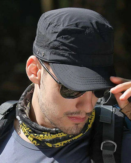 Men's Stylish Sun Protection Trucker Cap for Outdoor Adventures