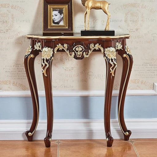 Vintage Charm Long Console Table - Elegant Retro Side Table for Home Décor