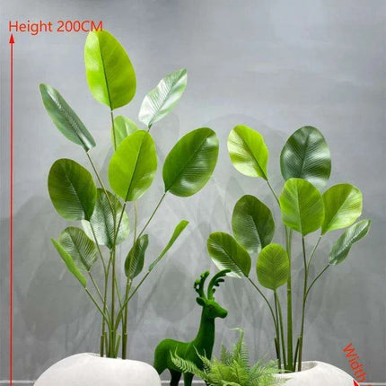 European Chic Tree-Adorned Floor Vase Set for Elegant Decor