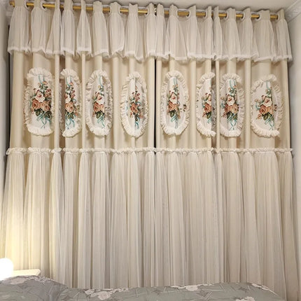 ByFamilyCurtain Korean American Blackout Curtains for Kids' Rooms