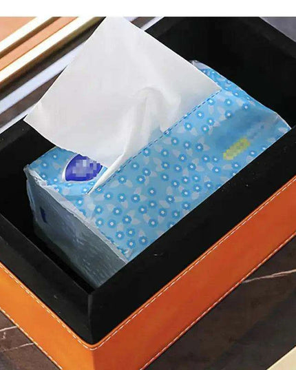 Chic Leather Tissue Holder - A Touch of Luxury for Your Home