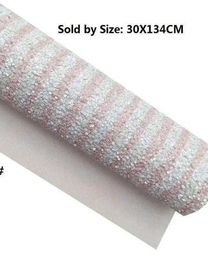 Chic Pink Leather Craft Sheets - Elegant Honeycomb and Heart Designs for Inspiring DIY Creations