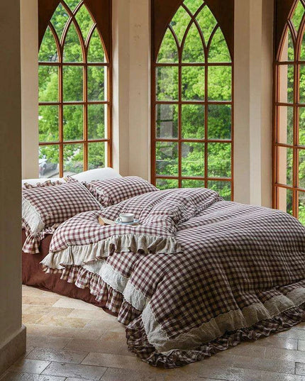 High-end 100% Cotton Bedding Set Eco-friendly Double Layer