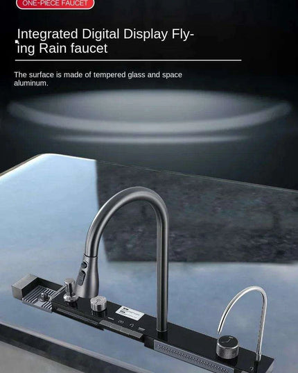 Sustainable Elegance: 304 Stainless Steel Waterfall Faucet for Modern Kitchens