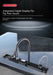 304 Stainless Steel Waterfall Kitchen Sink Faucet Set with Digital Display