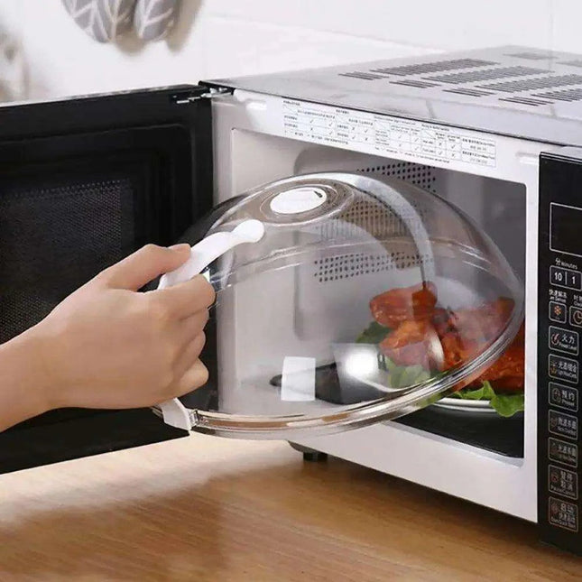 Microwave Splash Shield with Ventilation for Effortless Cleanup