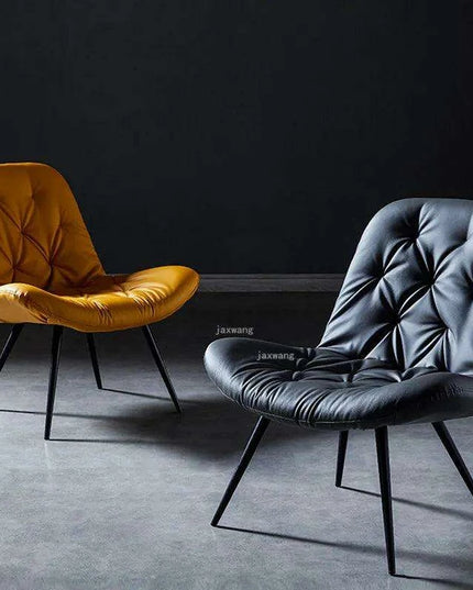 Nordic Elegance Leather Single Sofa: Redefine Comfort and Style in Your Living Space