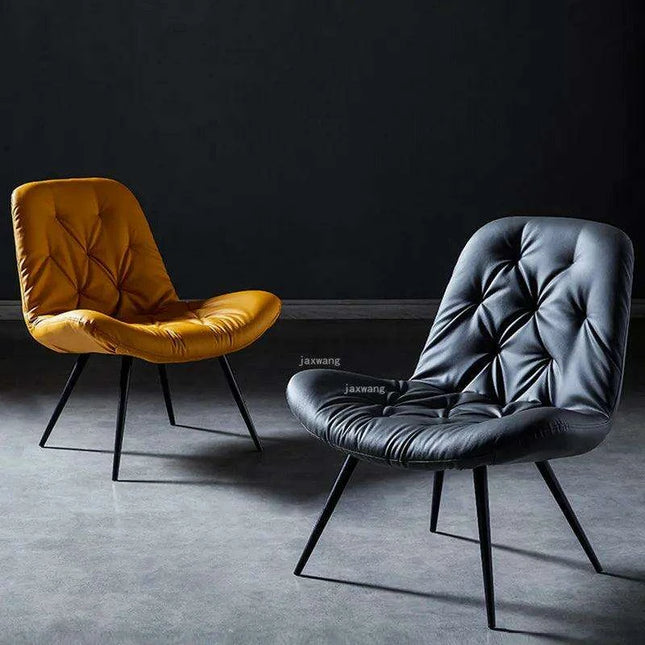 Nordic Elegance Leather Single Sofa: Redefine Comfort and Style in Your Living Space