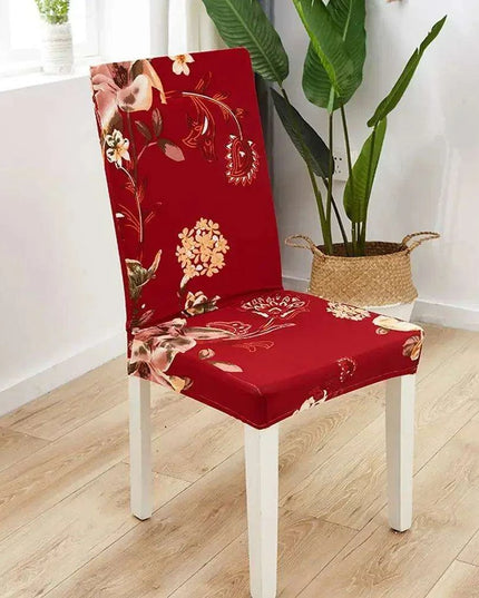 Chic Floral Stretch Dining Chair Covers for Elegant Settings