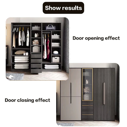 Invisible Butterfly Pocket Door Slide Hardware — 7 Track Lengths