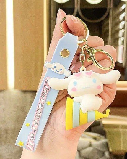 Cinnamoroll Character Keychain - Whimsical Bag and Key Charm for a Playful Touch