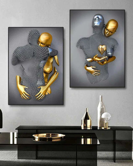 Nordic Elegance: Alluring Women's Canvas Art for Chic Home Interiors