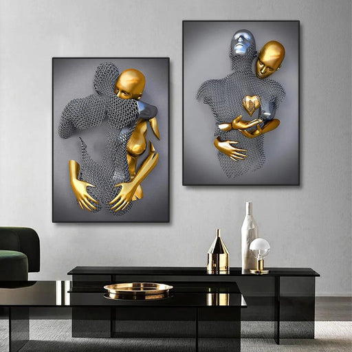 Nordic Elegance: Alluring Women's Canvas Art for Chic Home Interiors