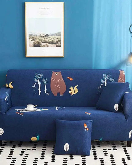 Stretch Sofa Covers for L 1234 Seater Couches - Elegant Design and Complete Protection