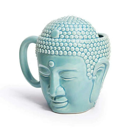 Serene Buddha Ceramic Mug - Artistic Cup for Tranquil Moments at Home and Work