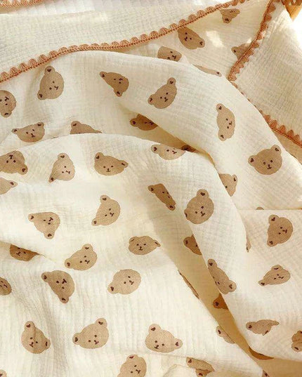 Kangobaby Luxurious 4-Layer Muslin Cotton Baby Blanket Set - Cozy Newborn Swaddle and Quilt