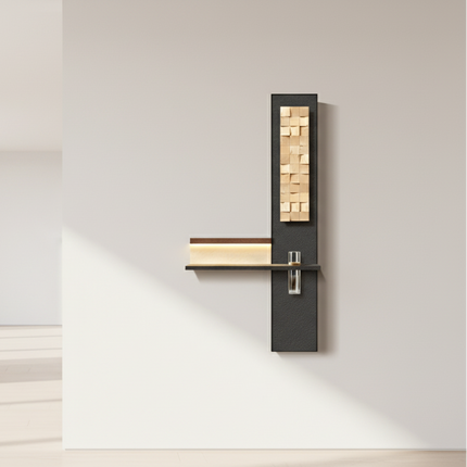 Solid Wood LED Corridor Wall Mural Lamp