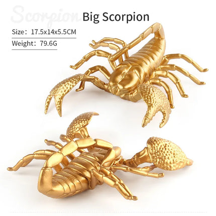 Realistic Mini Insect Figures — Simulated Beetle, Cricket & Bee Educational Models