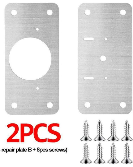 Premium Stainless Steel Silver Hinge Repair Solution for Furniture and Cabinet Revitalization