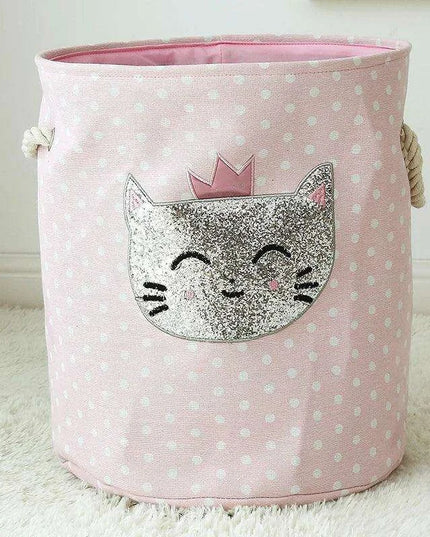 Chic Collapsible Canvas Storage Bin for Kids