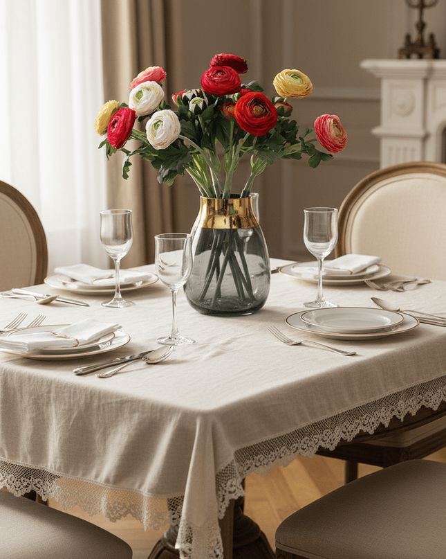 Elegant Peony Lotus Arrangement: Perfect Floral Accent for Home Decor and Celebrations