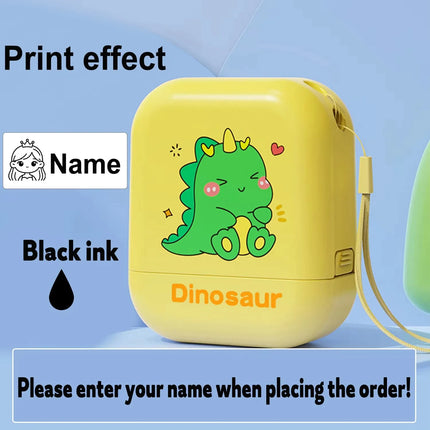 Punaline Custom Kids Name Stamp - Eco-Friendly Ink, Personalized Seal