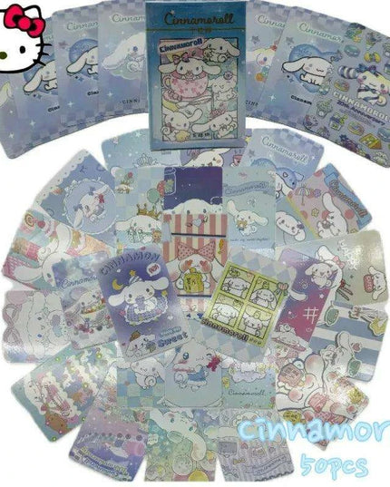 Whimsical Sanrio Characters Laser Photo Card Collection - Dreamy Wonderland Edition