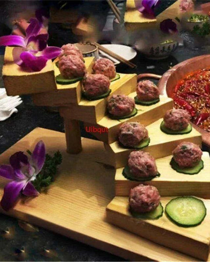 Handcrafted Pine Wood Sushi Boat - Elevate Your Japanese Dining Experience