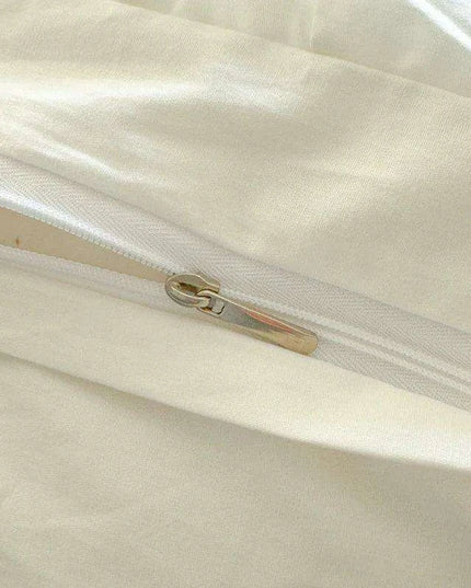 Luxe Korean Princess Lace Ruffle Bedding Ensemble with Duvet Cover, Bed Sheet, Skirt, and Pillowcases