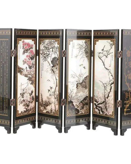 Elegant Mini Chinese Folding Screen for Decorative Home Division