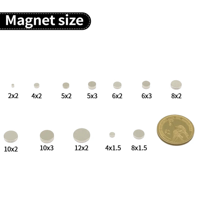 N35 Neodymium Round Disc Magnets — Super Strong Permanent Magnets