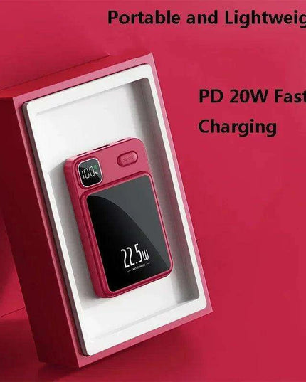 MagSafe Compatible Wireless Power Bank - 20000mAh with 20W Fast Charging Capability