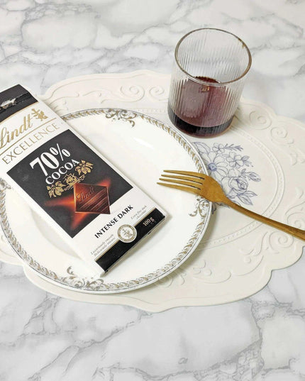 Elegant Retro Silicone Dining Mat for Stylish Table Settings