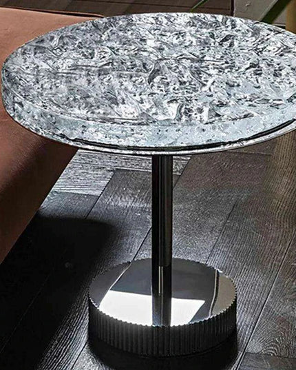 Elegant Round Marble Corner Coffee Table - Chic Nesting Design for Any Space