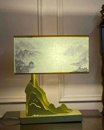 Serene Illumination: Stylish Zen-Inspired Table Lamp for Home Serenity