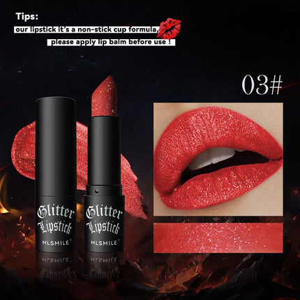 7Colors Glitter Lipstick Waterproof Long Lasting Diamond Pearlescent Metallic Lipstick Black Lipgloss Women Lips Makeup Cosmetic 7colors-glitter-lipstick-waterproof-long-lasting-diamond-pearlescent-metallic-lipstick-black-lipgloss-women-lips-makeup-cosmetic