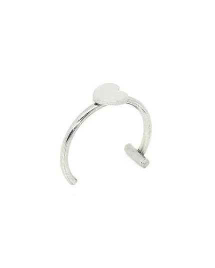 Chic Non-Pierced Stainless Steel Hoop Ring: Versatile Jewelry for Nose, Lip, and Septum