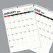 Daily Planner 2024 Wall Calendar Agenda Organizer Office Stationery English Calendar Weekly Schedule Coil Calendar