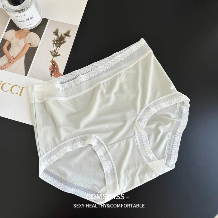 Modal Comfort Women's Underwear - Luxurious Mid-Rise Panties for Everyday Elegance