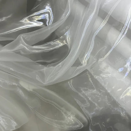 Sheer Organza Fabric — Off-White, 1.5M Wide | 1M & 5M Lengths
