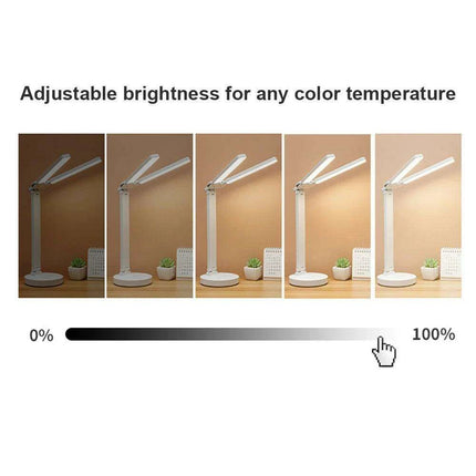 Contemporary Touch-Sensitive LED Desk Lamp – Customizable Brightness and Eye-Friendly Design for Home and Office Use