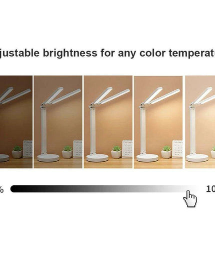 Contemporary Touch-Sensitive LED Desk Lamp – Customizable Brightness and Eye-Friendly Design for Home and Office Use