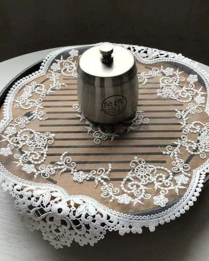 Elegant European-Style Dining Mat Set with Built-In Cup Holder for Special Celebrations