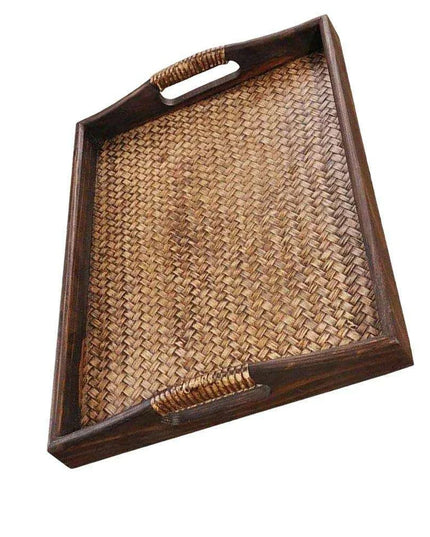 Sustainable Elegance: Luxurious Teak and Bamboo Tea Tray for an Elevated Tea Experience