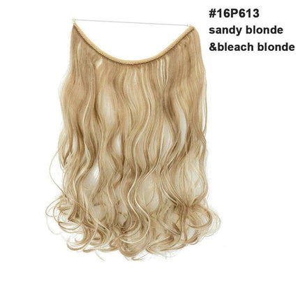 Glamorous Transformation: Discover the Magic of Invisible Wire Hair Extensions