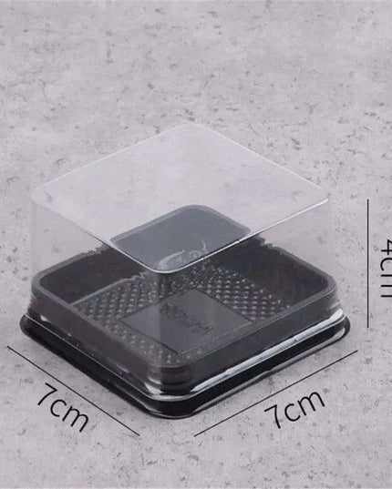 Elegant Transparent Baking Box Set - Enhance Your Culinary Creations with Style