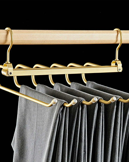Revolutionize Your Closet Organization with the 6 In 1 Trouser Hangers